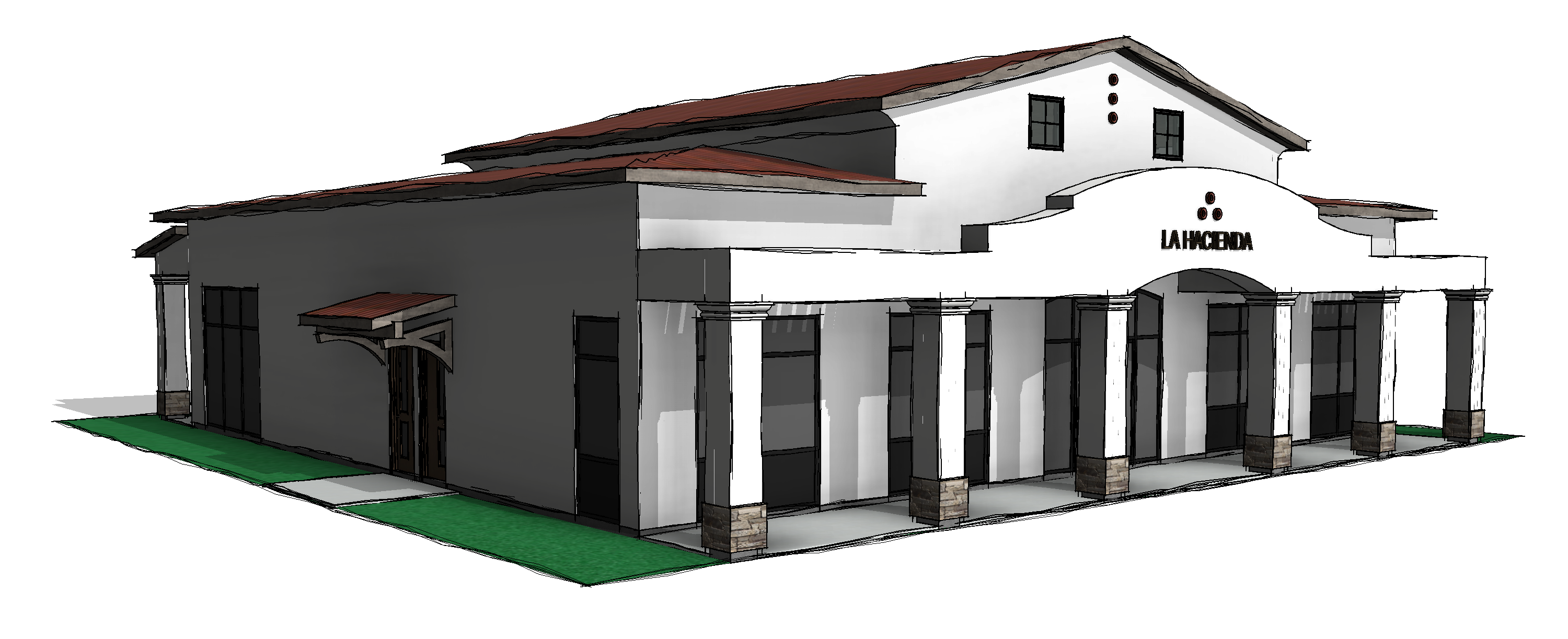 Multifamily building render